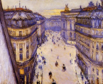  caillebotte - Rue Halevy gesehen aus dem sechsten Stock Gustave Caillebotte